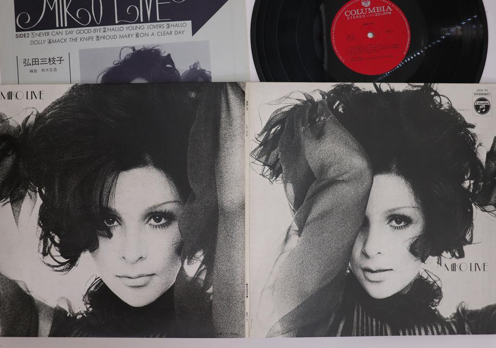 LP Record MIEKO HIROTA - Miko Live JDX71 COLUMBIA 1972 Japan Japanese Enka Used