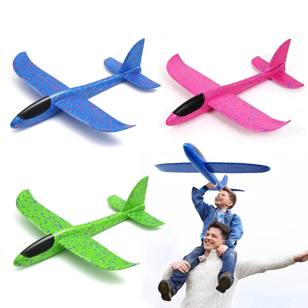 Flying Toys Launch Fly Aeromodelo Foam Glider Hand Throw Airplane Foam Aeroplane Fly Aeromodelo