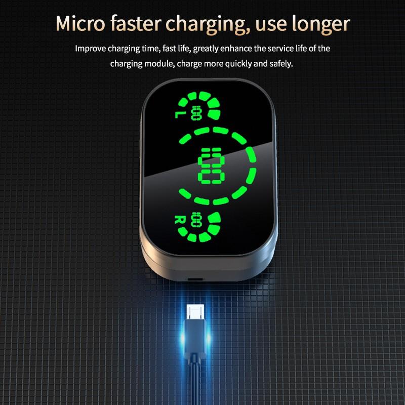 TWS Bluetooth 5.3 Drahtlose Ohrhörer HiFi Stereo Sound Bluetooth Headsets Geräuschunterdrückende Kopfhörer Mit LED-Anzeige Ladeetui