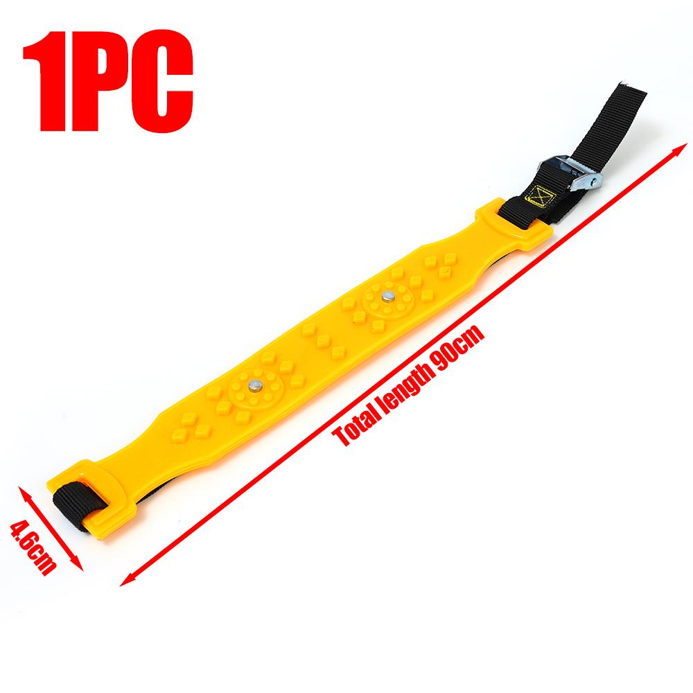 Universal Car Tyre Chains TPU Steel Studs Anti-skid Crawler Snow Yellow Thickened Anti-Skid Chain Auto Emergency Accessories