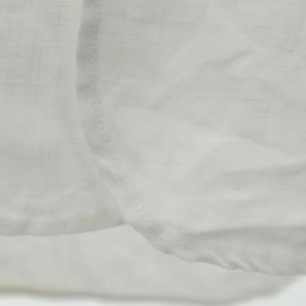 HAVERSACK Long Sleeve Round Collar Linen Shirt S White Women Used
