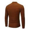 Men's Autumn Winter  Color Turtleneck Long Sleeve T-shirt Top Blouse 