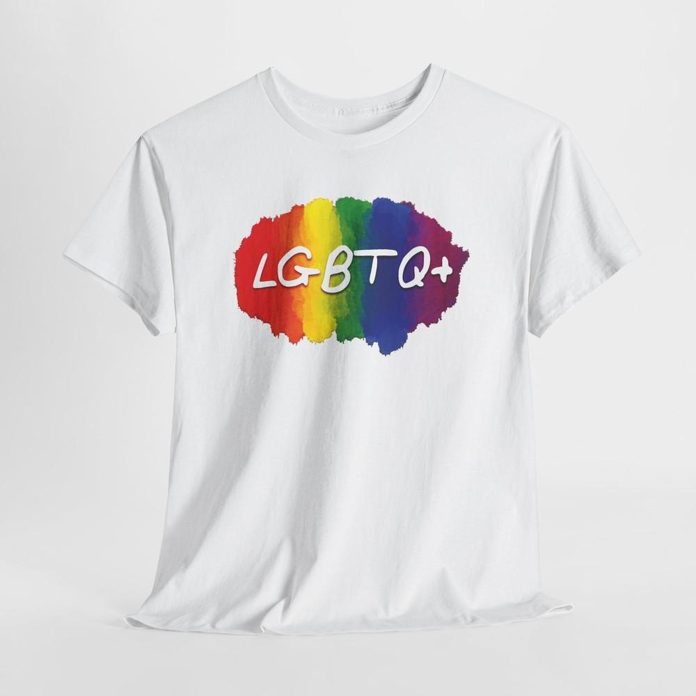 Pride Rainbow LGBTQ+ Unisex Heavy Cotton Tshirt Tops Tee, LGBTQ Pride Shirt, Inclusive [...]