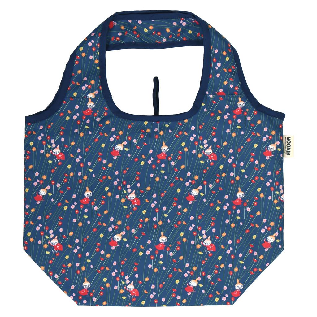 Moomin Unisex Folding Bag 28602502 Eco Bag Little My 28602502B Navy [B] Approx. 42.5cm W x 30cm H x 18cm D