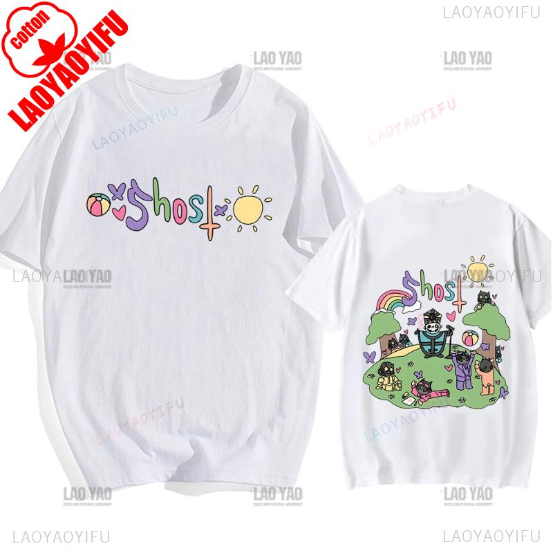 New Men T-shirt Ghost BC  Swedish Heavy Metal Band Fan Shirt Tshirt Women T Shirt Summer Cotton Casual Hipster Streetwear Tops