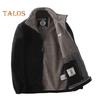Herren Mantel Revers Langarm Doppelseitiger Polarfleece Mantel mit Taschen Herbst Winter Einfarbig Lässige Oberbekleidung
