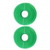 2 Stück Rasentrimmer Fadenspule Nylon für Garten Elektrotrimmer 100 Meter 1,6 mm Grün