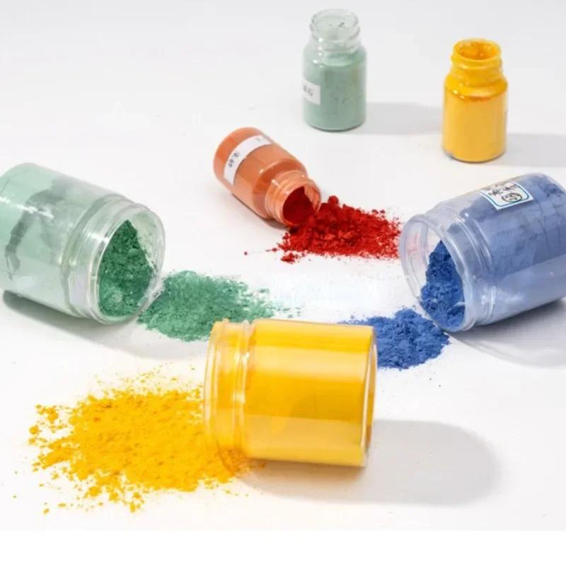 Natural Mineral Pigments for Chinese Painting, Gongbi Art, Wall Murals & Hand-Painted Ceramics Eco-Friendly Art Supplies