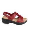Fashion Oversized Sandals Summer  Hollow Out Slope Heel Fish Mouth Flower Buckle Casual Sandals Orthopedic Sandals Comfort Woman
