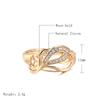 Women's Rings Rose Gold Color Luxury Rings With Zircon For Women Gifts