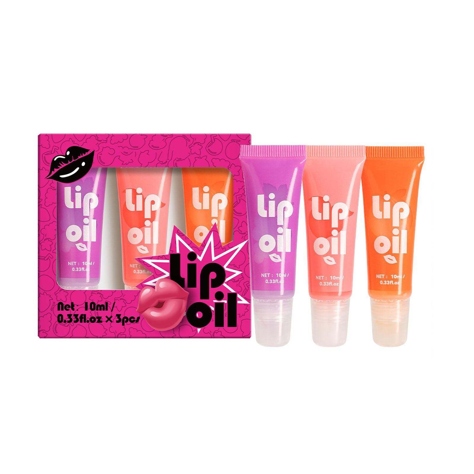 Moisturizing Lip Gloss Set, Long-lasting Moisturizing Lip Gloss, Lip Balm, Moisturizing Lip Oil, Create A Natural And Healthy Lip Makeup 10ML One Size