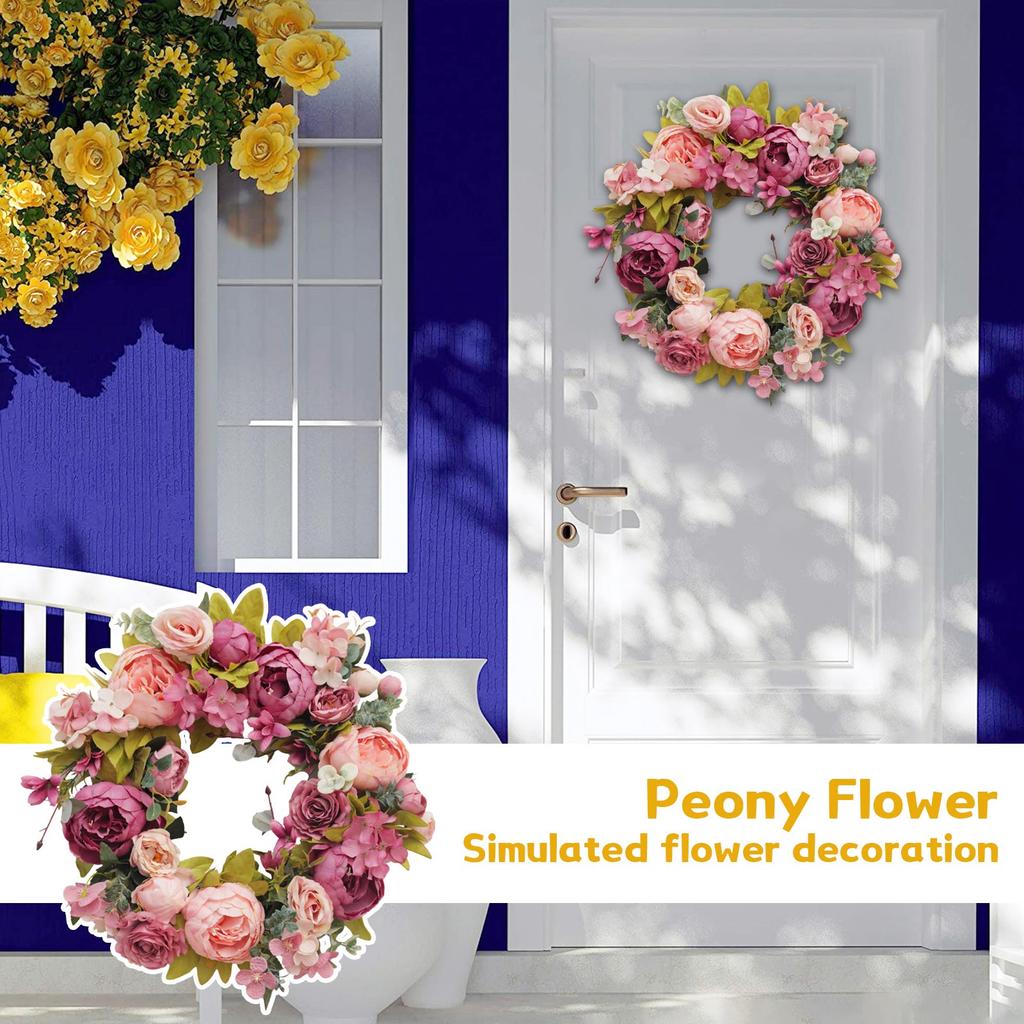 Pfingstrosenkranz Künstliche Blumendekoration Requisiten Display