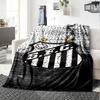 1pc Blanket - Santos SFC Logo Print Design,Lightweight Blanket for Sofa,Bed- Soft &Warm,Gift for All Seasons