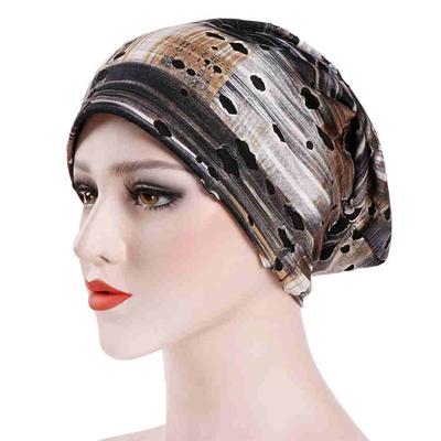 Fashion Females India Muslim Ruffle Hat Women Beanie Scarf Turban Head Wrap Cap