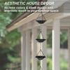 1Pcs Water Supply Chain Decoration Outdoor Rain Chain Metal Japanese Style Eaves Drainage Chain Villa Courtyard Rain Chain