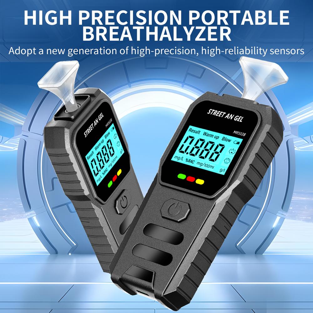 Digital Breath Tester Accurate Portable Breathalyzer Handheld Analyzer Drunk Driving Analyzer for Home Party Use