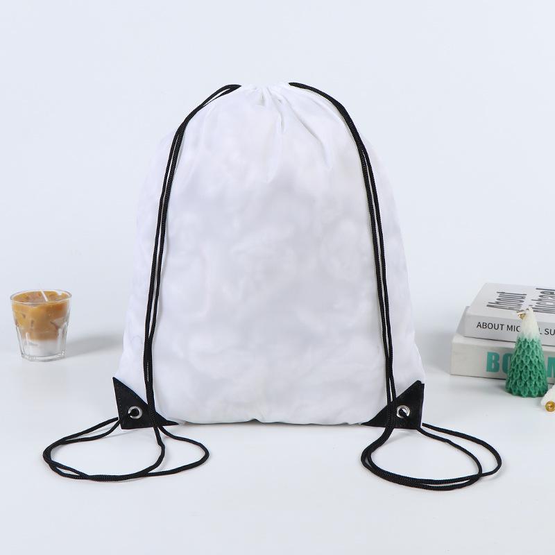 Waterproof Polyester Drawstring Backpack for Marathon Events