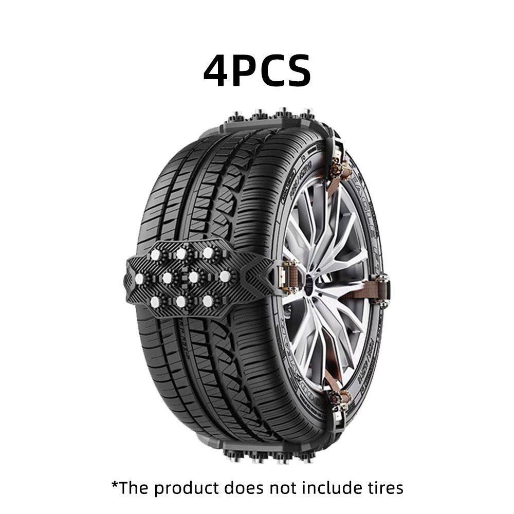 

Non-Slip Snow Chains for SUV & Truck – Universal Heavy-Duty Tire Traction Chains, Fast Installation for Winter Roads