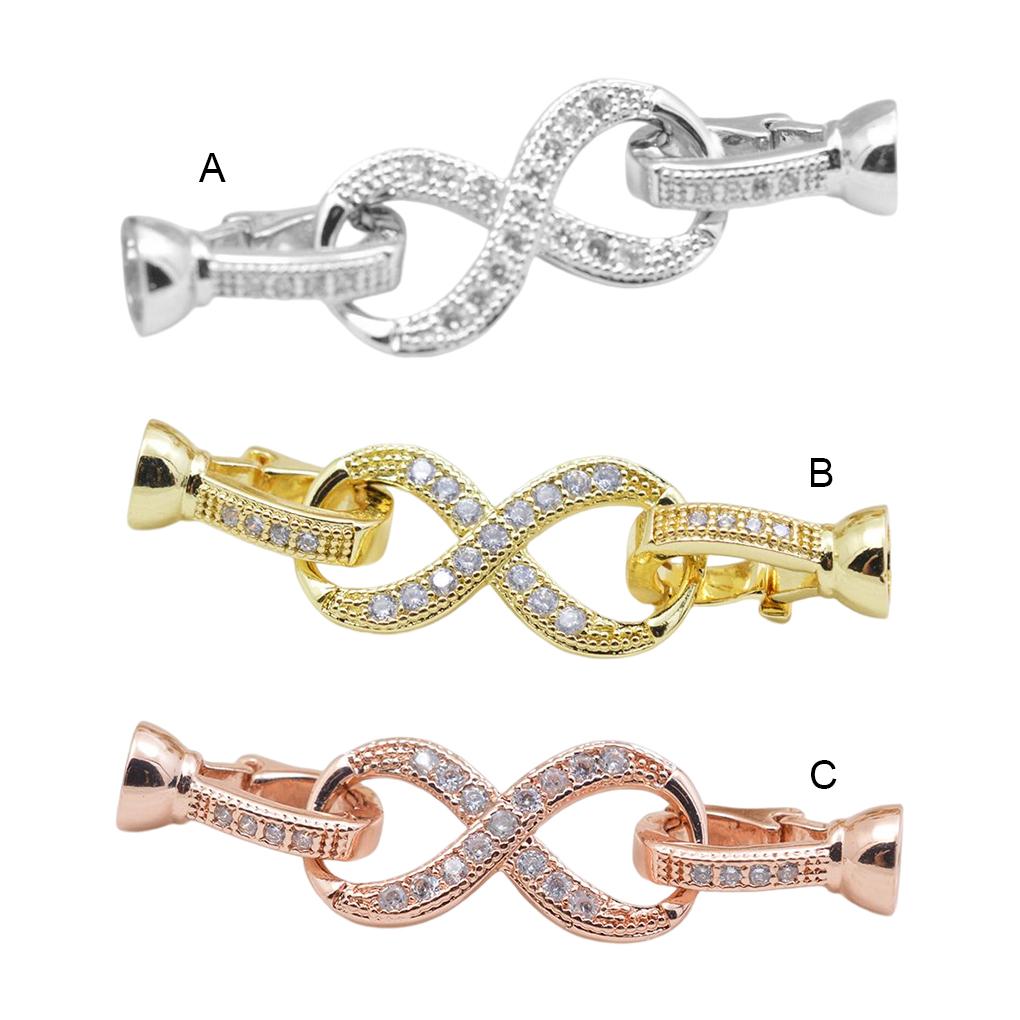 Bracelet Necklace Clasp Bangle Bracelets Fashion Zircon Hook Connector Jewelry Handmade DIY Making Finding Accessory