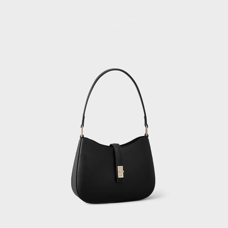 Leather Premium Textured Bag Women's 2025 New Product Fashion Versatile Simple Niche Shoulder Underarm Bag Crescent Bag