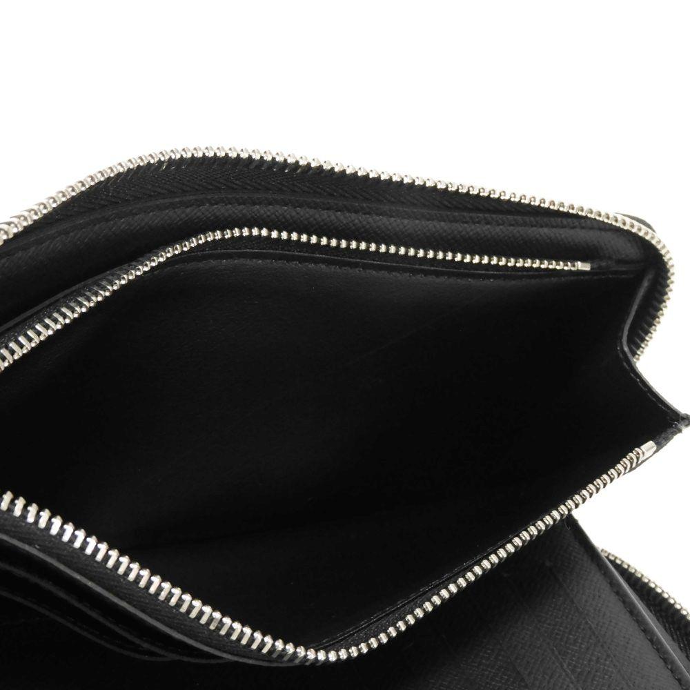 Used 12564 Zippy Wallet Vertical N63095 7940 New Zip Around RFID Current Model Damier Graphite Noir Men's from Japan