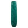 Textured Floor Standing Vase Exquisite Line Design Vase Flower Vase for Home Living Room