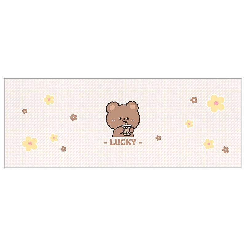 2024 Cartoon Velvet Bay Window Mat: Waterproof, Dirt-Resistant, Four-Season Use