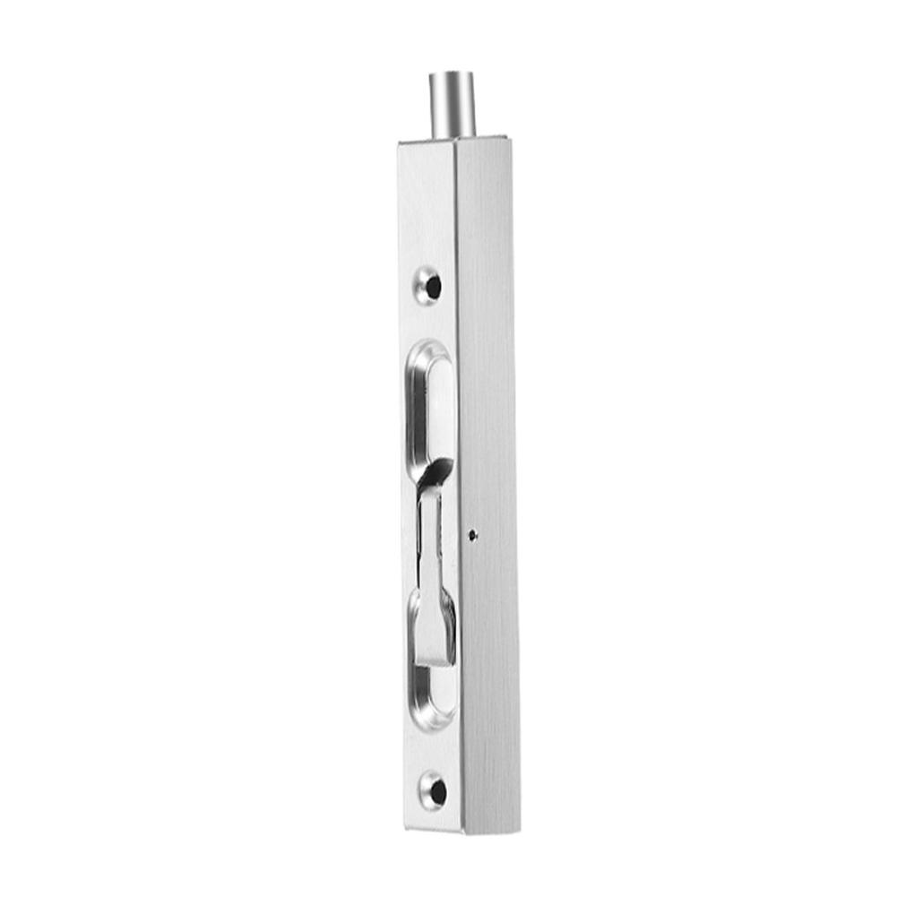 2Pcs Flush Bolt W/Screws Latch Lock Door Guard Lever 6In Stainless Steel Home Decor Spare Tools For Double Opening Doord
