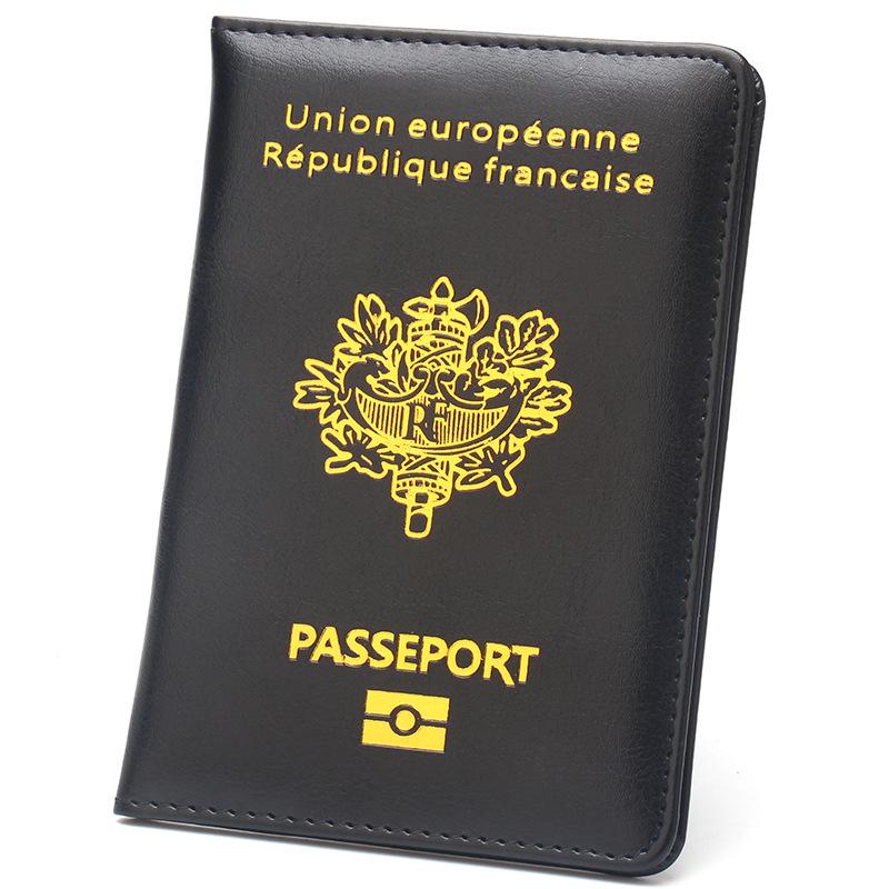 Премиальный кожаный держатель для паспорта: Легкий защитный чехол для паспорта и билетов