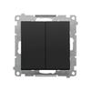 Double Pushbutton, Normally Open, Without Pictogram (module) 10 AX, 250 V~, Quick-connect
