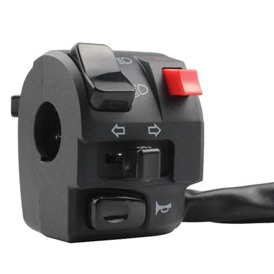 YFFSFDC Motorcycle Handle Switch 7/8" 22mm Motorcycle Handle Left Switch Low Beam High Beam