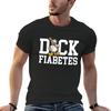 Duck Fiabetes Diabetes Wordplay Humor TShirt Animal Prinfor Boys Shirts Graphic Tee  Custom Shirt Mens Fashion Regular Style