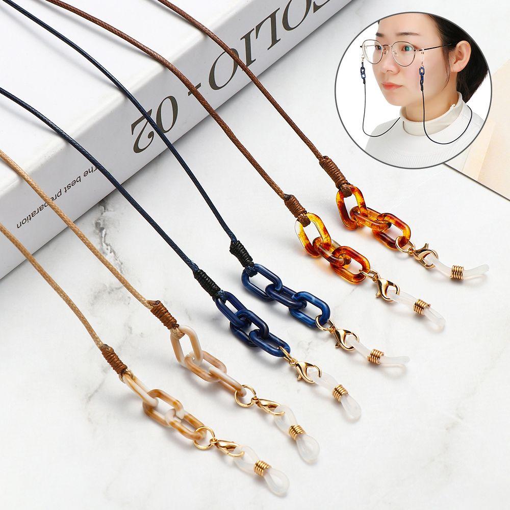 Fashion Acrylic Eyeglasses Strap Sunglasses Lanyards Glasses Chains Reading Glasses Cords