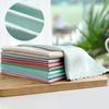 5/10 Pcs Microfiber Glass Cleaning Cloth Kitchen Reusable And Washable Kitchen Housework Tableware Wipe Cloth Cleaning Tools