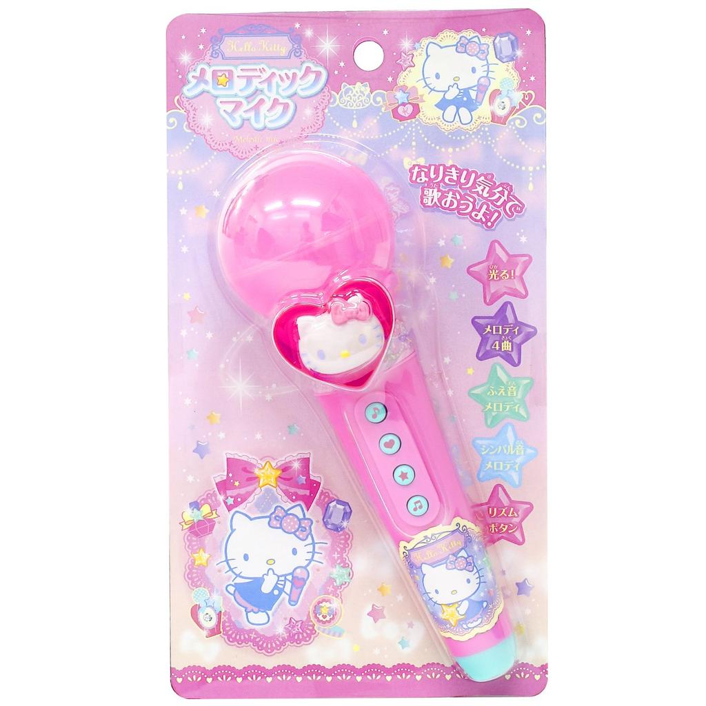 Maruca Hello Kitty Melodic Microphone Toy, Pretend Play, Ages 3 and Up, 187261
