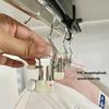 Stainless Steel Clothes Hangers With Clips Hanging Underwear Socks And Stockings 10pcs