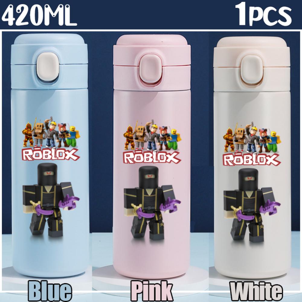420ML Gourde Roblox Game Straight Drinking Cup Anime Water Bottle DynaBlocks 304 Stainless Steel Thermos Cup Holiday Gifts