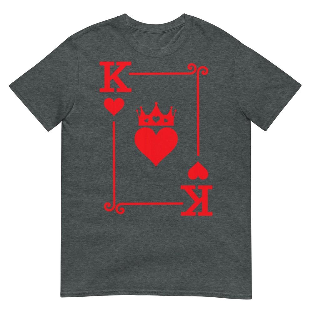 King Hearts Card Costume Playing Cards King Of Hearts Tshirt