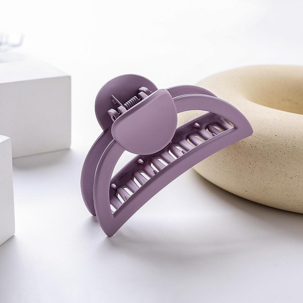 Cream Color Plate Hairpin Candy Color Hairpin Cute Plate Hairpin Shark Clip Female Headdress