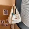 College Style, Fresh, Simple and Versatile, Hand Bag, College Student Commuting Shoulder Bag, Large-capacity Tote Bag