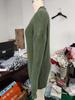 European Style Women's V-Neck Solid Color Sweater 2024