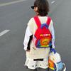Backpack Preschool Stylish For Boys And Girls With Charming Design Soft Nylon Red Beige Blue