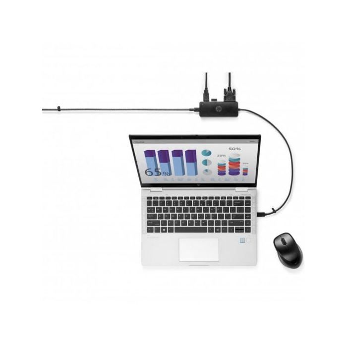 Station d'accueil - HP - Travel Hub - USB-C - HDMI - 4K UHD