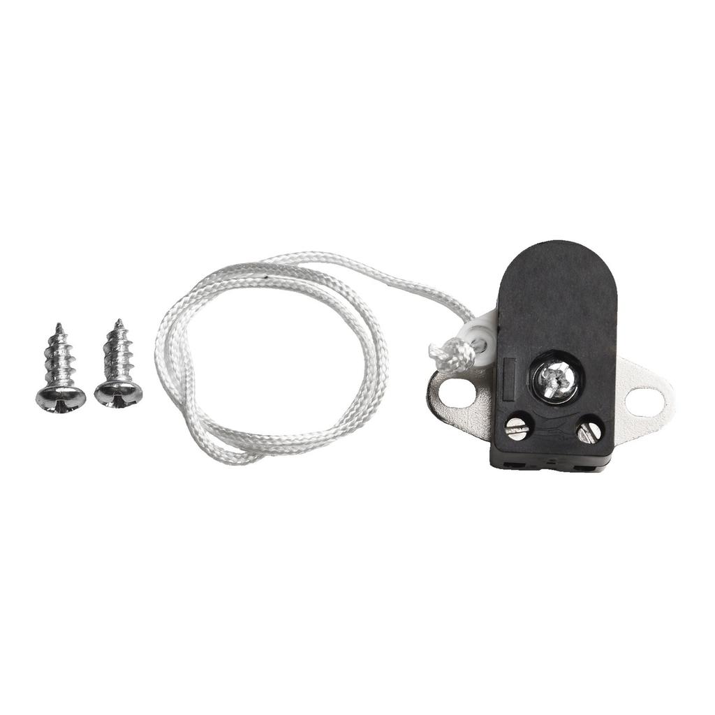 Cord Switch Pull Switch Furniture Lighting Control 2 Hole Plate 2A 250V Switch