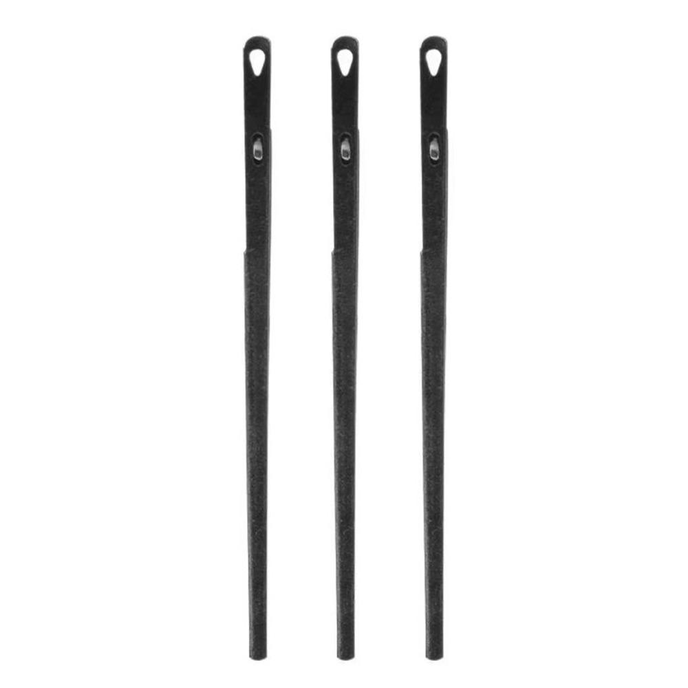 DIY Single Holes Leather Rope Crochets Double Holes Flat Head Leather Rope Woven Stitching Crochet Hand Lace