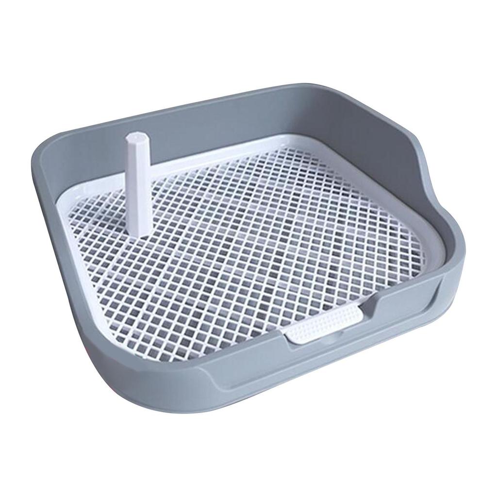 Dog Potty Pad Reusable Indoor Open Top Entry Dog Litter Pan Mesh Grids Toilet for Indoor Bunny Small and Medium Dogs Porch Puppy