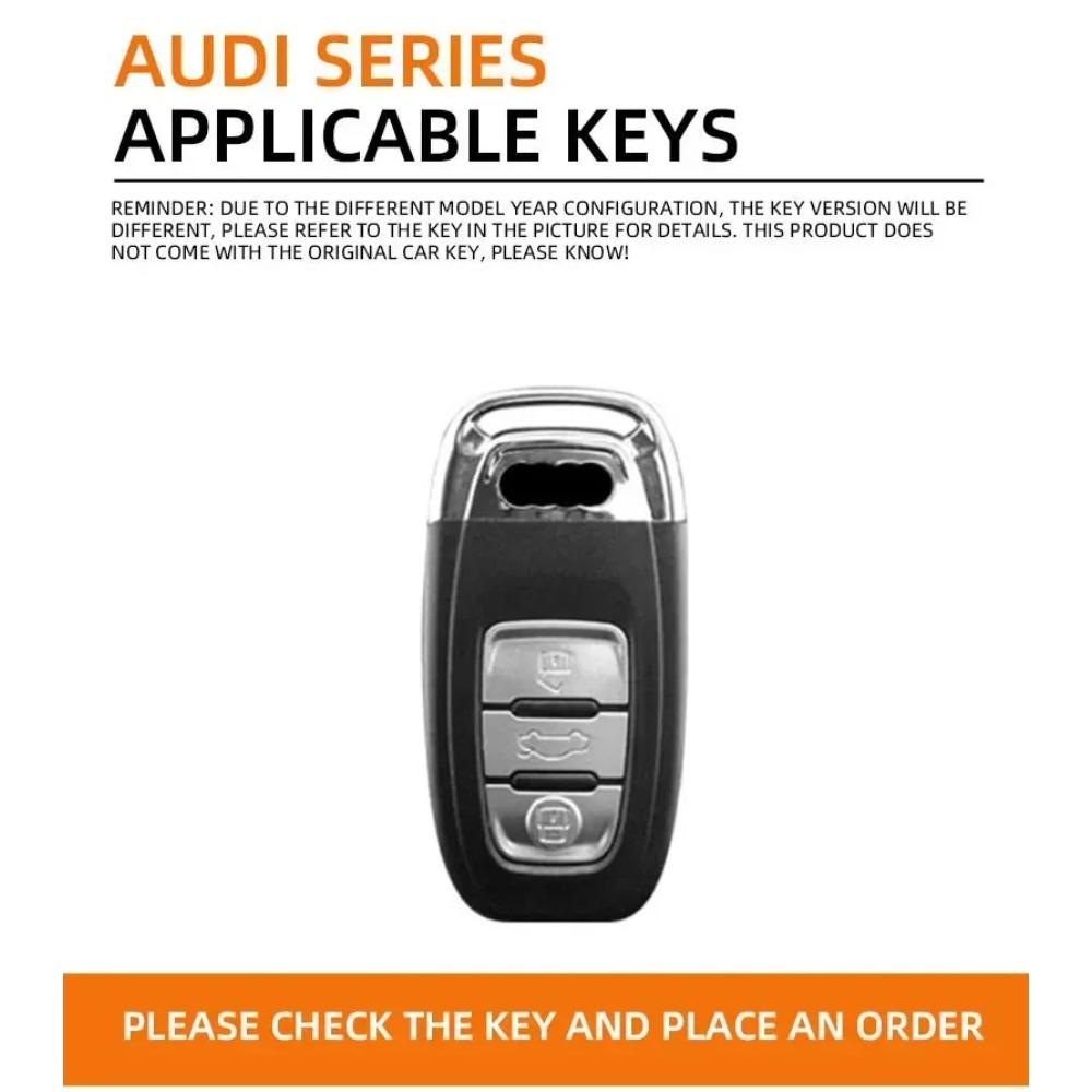 Suitable for Q5 2017 2016 2015 2013 2012 2011 2010 Zinc Alloy Car Key Case High-end Car Key Set Accessories