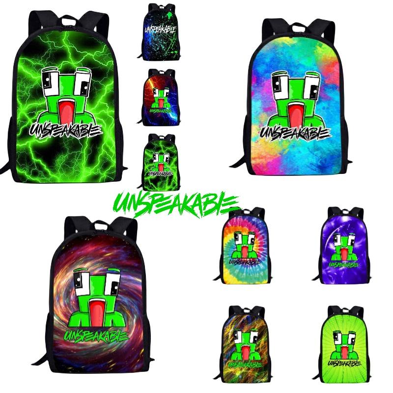 Cute Cartoon Kids Backpack With Logo Suitable For Boys And Girls Durable Oxford Cloth Material