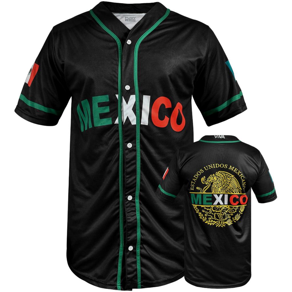MEXICO Men's Casual Letter Print Short Sleeve T-Shirt for Everyday Wear