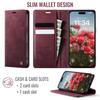 Luxury Case for iPhone 17 16 15 14 13 12 11 Pro Xs Max Xr Flip Cover RFID Leather Wallet Funda iPhone Air 16e SE X 7 8 Plus Etui